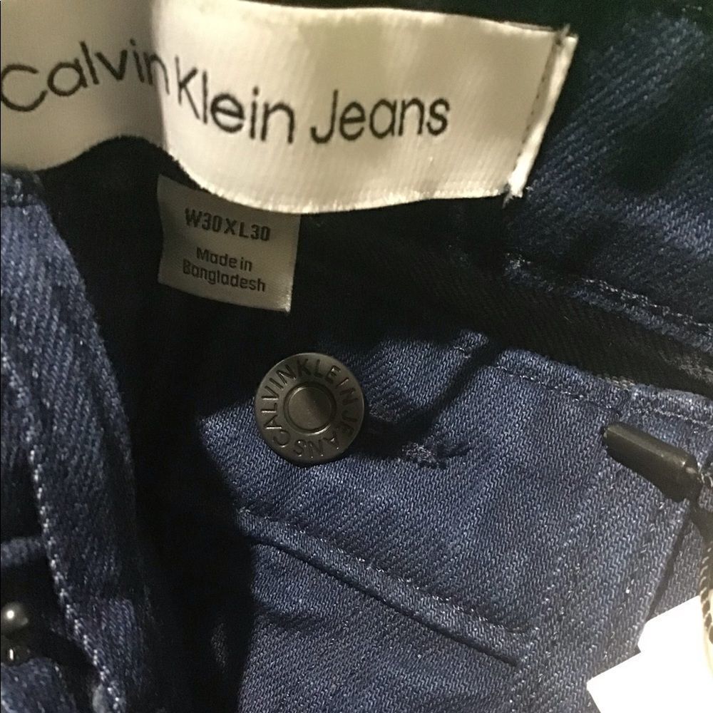 CALVIN KLEIN Jeans Mens Slim Fit Jeans 30W X 30L - Picture 9 of 12